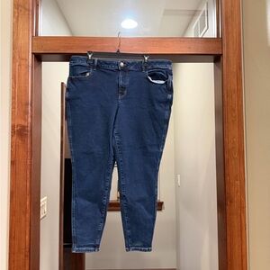 Maurices Dark Blue Skinny Jeans